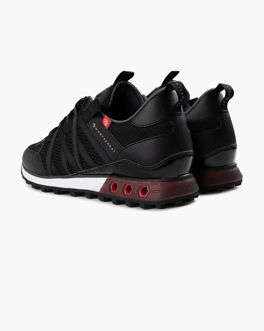 Fearia \\ Montserrat - Rubber Mesh/Matt, Black/Red, hi-res