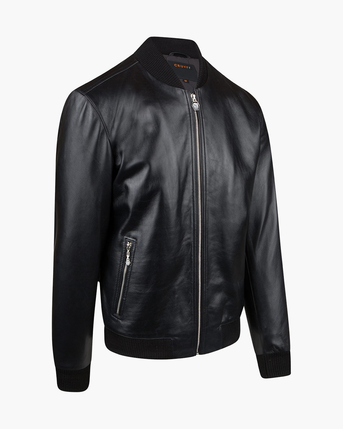 Shop Julio Leather Bomber Jacket | Official Cruyff Webshop