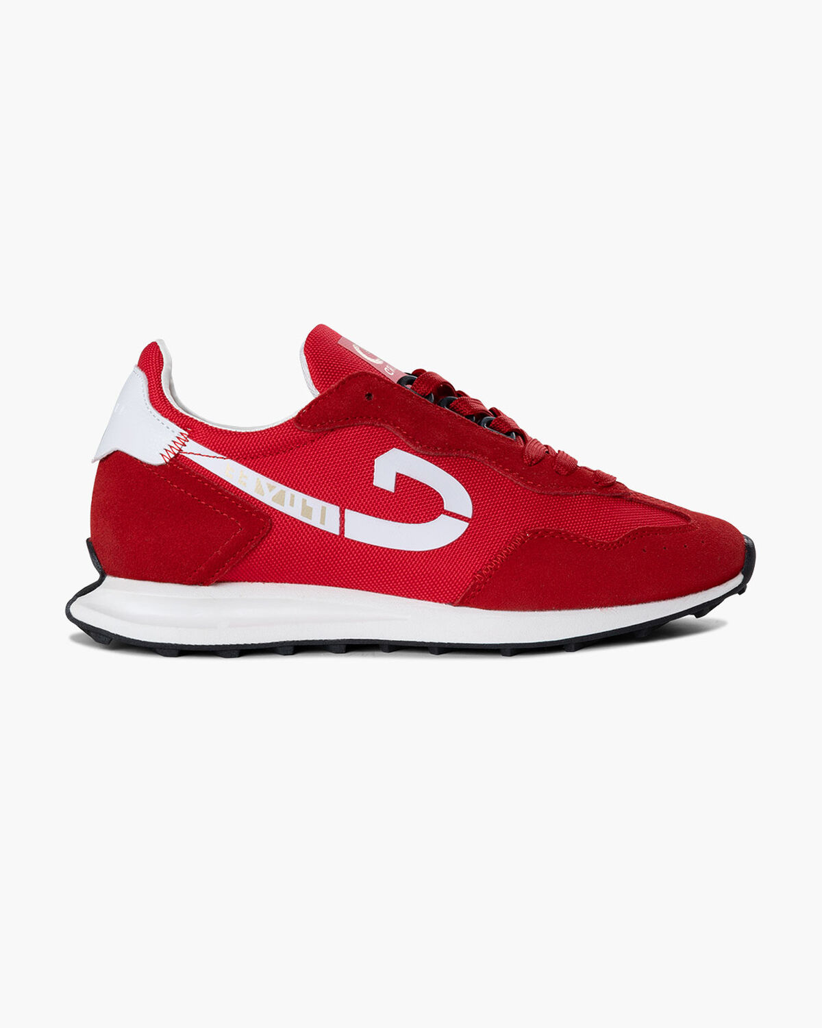 Londra Walk - Suede/Nylon, Red, hi-res