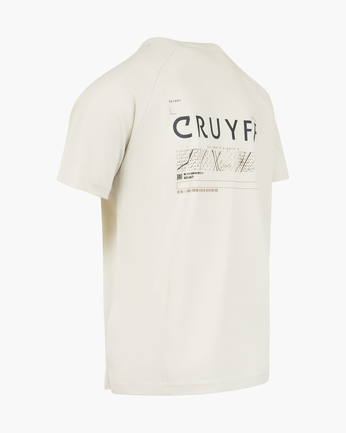 Back Graphic Raglan Tee, Crème, hi-res