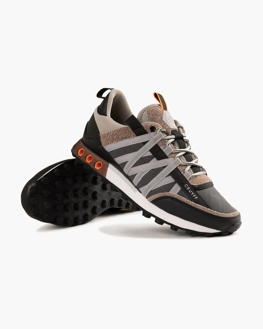 Fearia Hex - Crepe Nylon/Hairy Suede, Grey/Miscellaneous, hi-res