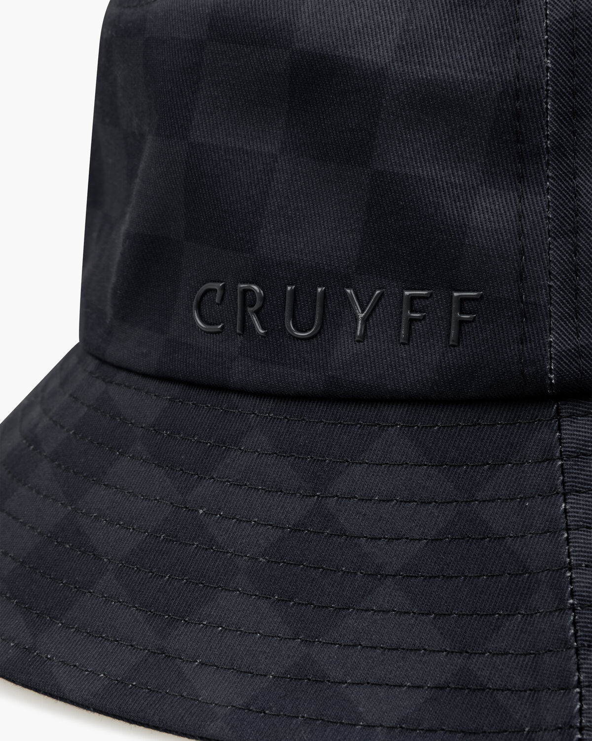 Check Bucket Hat, Black, hi-res