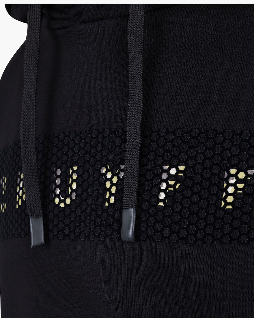 Amo Hoodie - 65% Cotton 35% Polyester, Black, hi-res