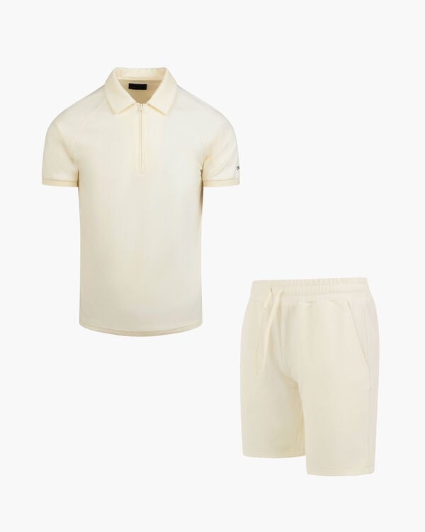 Twill Polo & Short Set