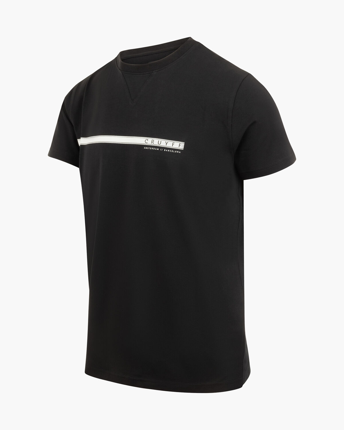Linear Graphic Tee, Black, hi-res