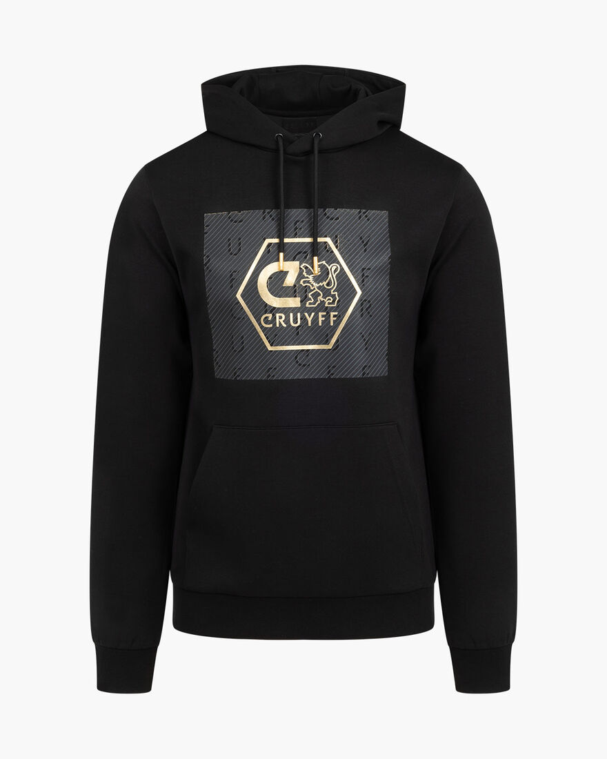 Explore Hoodie, Black/Gold, hi-res