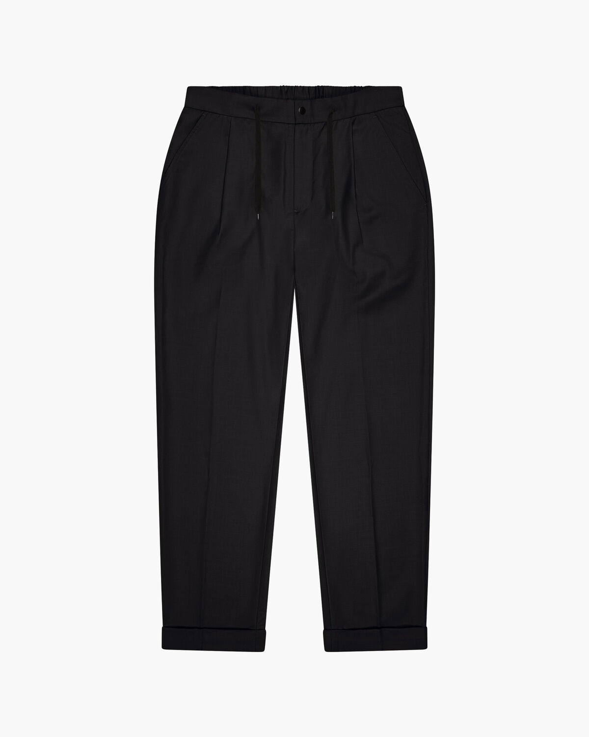 Tailored Tech Trousers, Black, hi-res