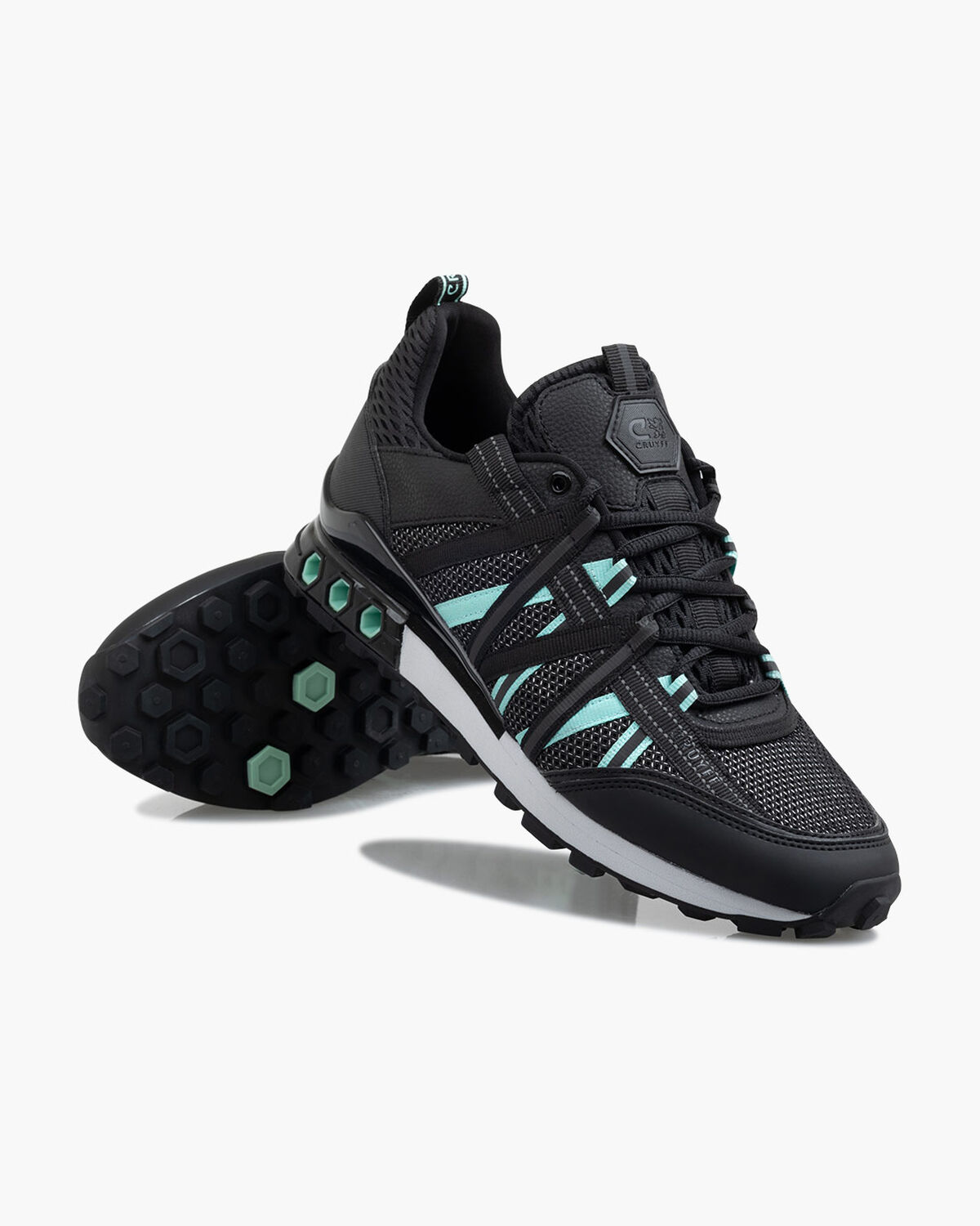 Fearia Hex - Tech, Black/Green, hi-res