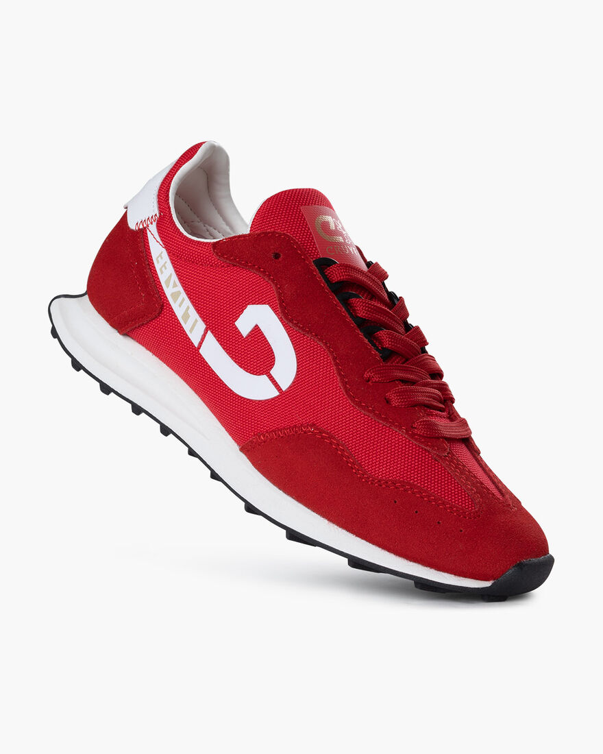 Londra Walk - Suede/Nylon, Red, hi-res