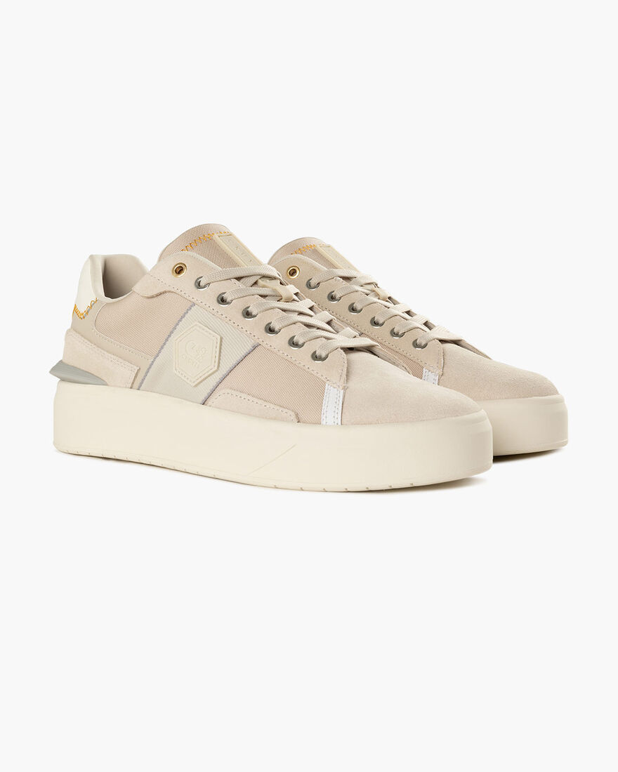 Charco - Nylon Canvas/Suede, Crème, hi-res