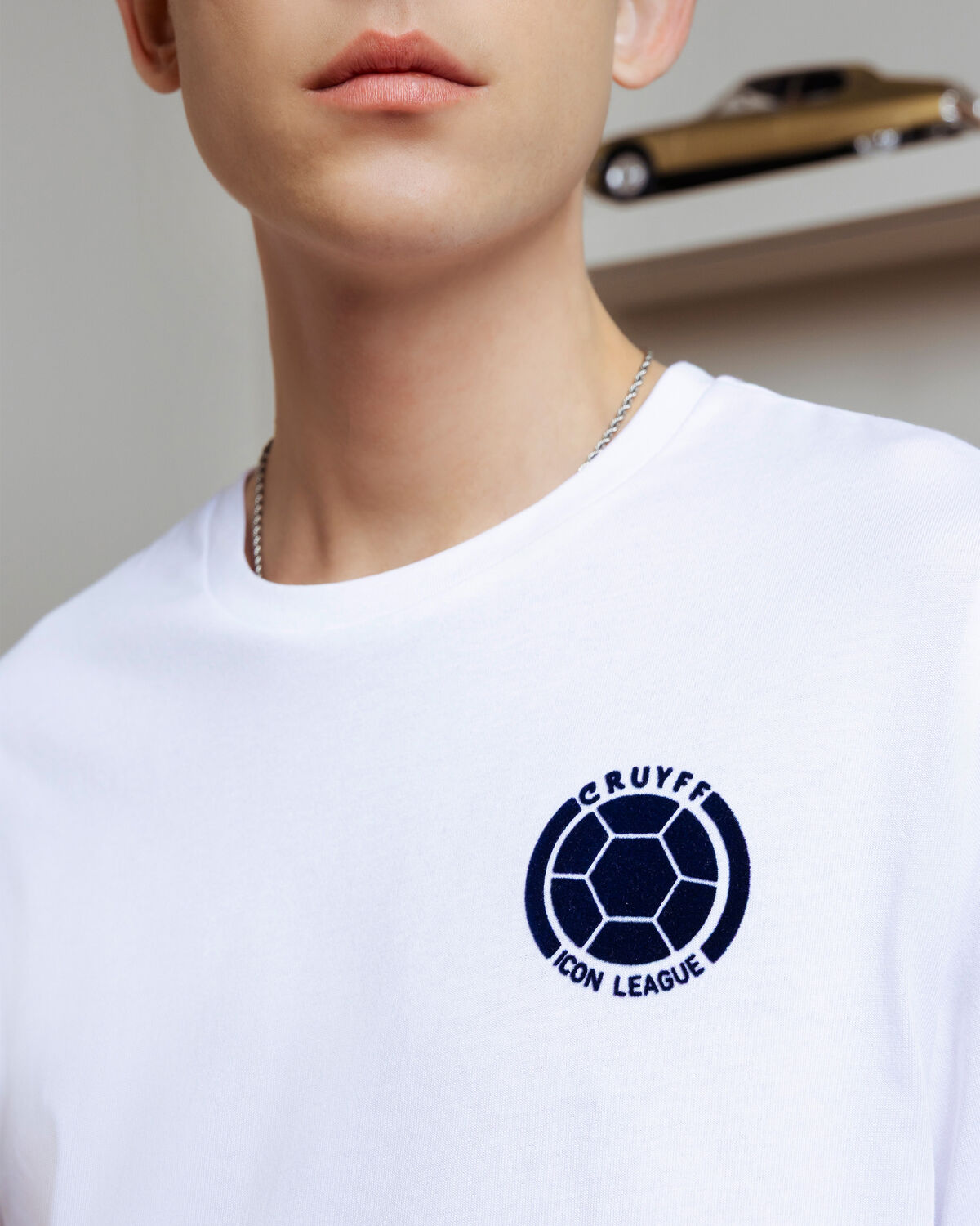 Team Cruyff Tee, White/White, hi-res