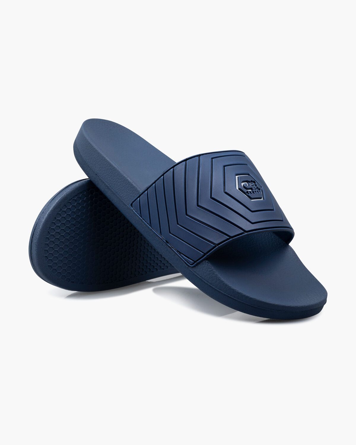Hex Slide, Navy, hi-res
