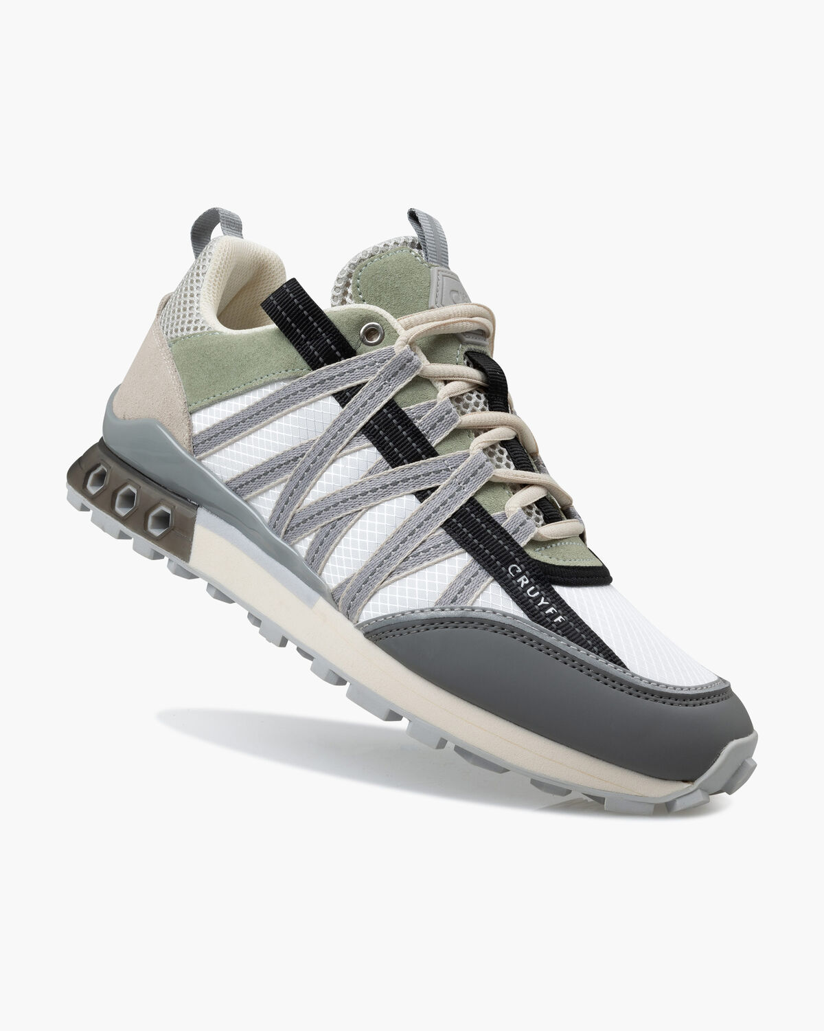 Fearia Hex-Tech, White/Green, hi-res