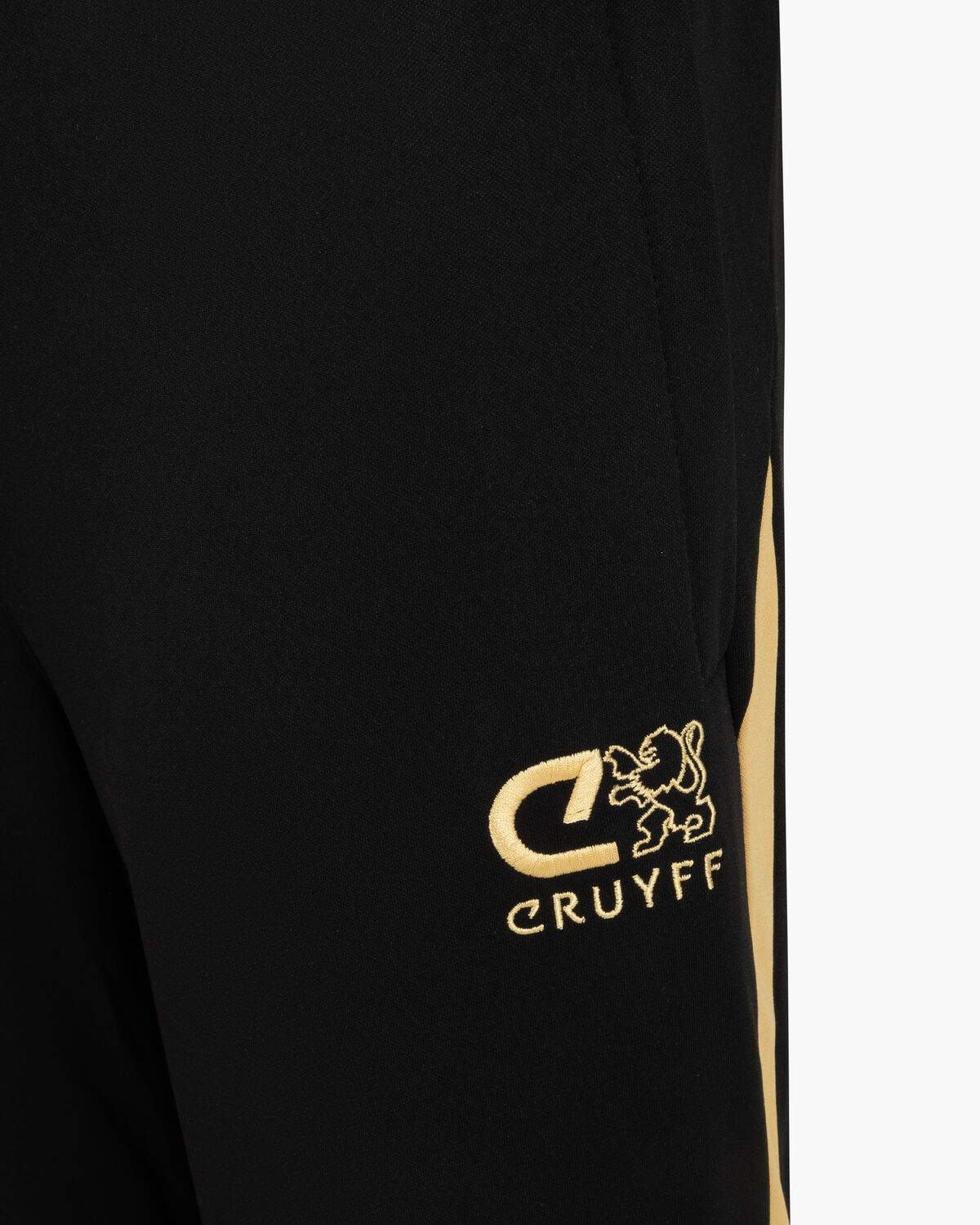 Cruyff Tech Turn Suit Junior, Black/Gold, hi-res