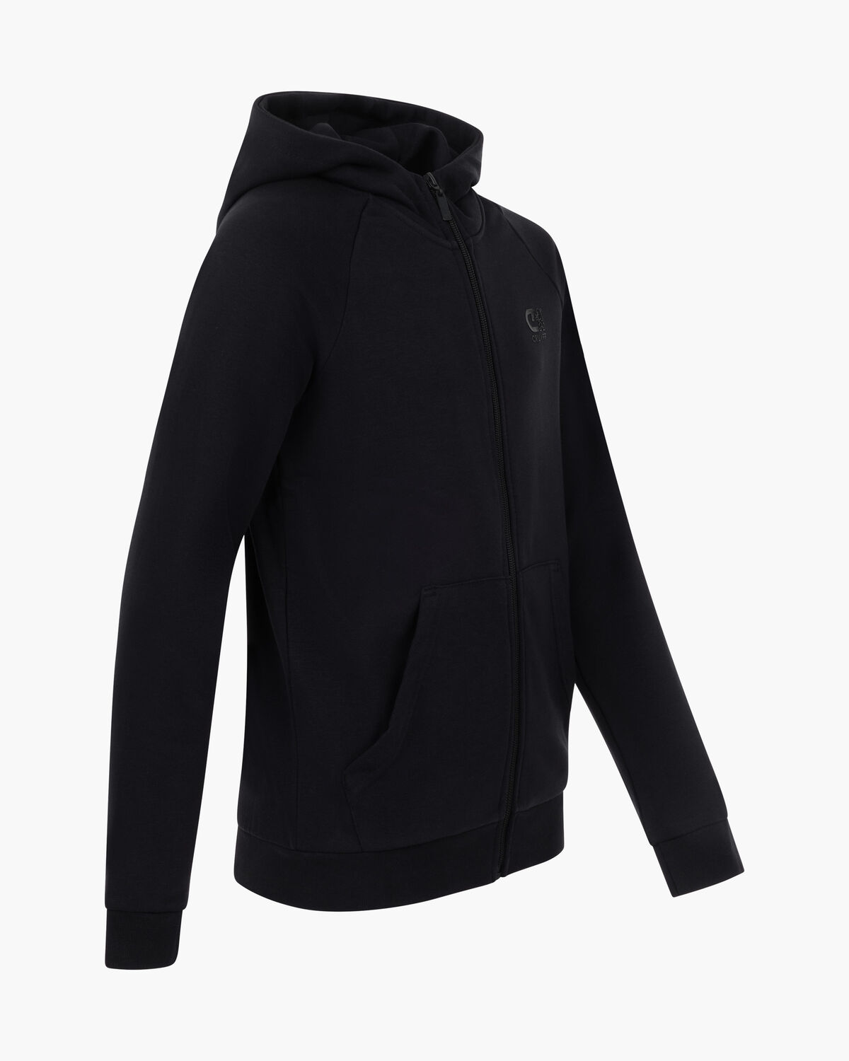 Classic Zip-Through, Black, hi-res
