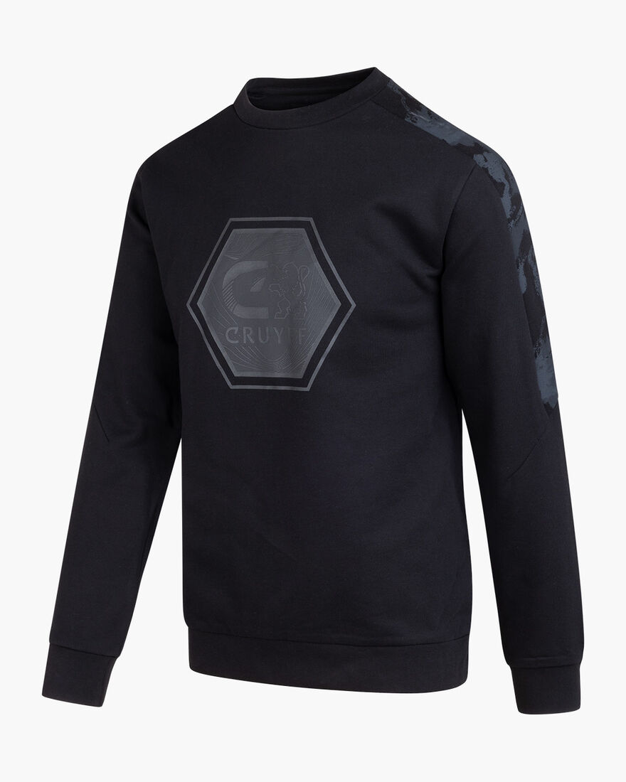 Absent Camo Sweater, Black, hi-res