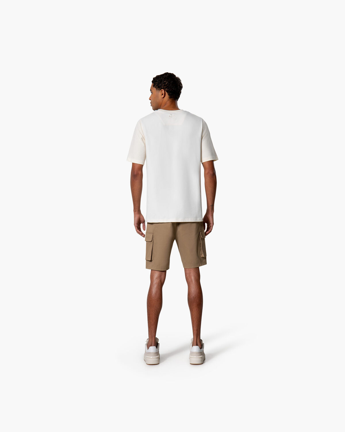 Cruyff Turn Tee, White/Orange, hi-res