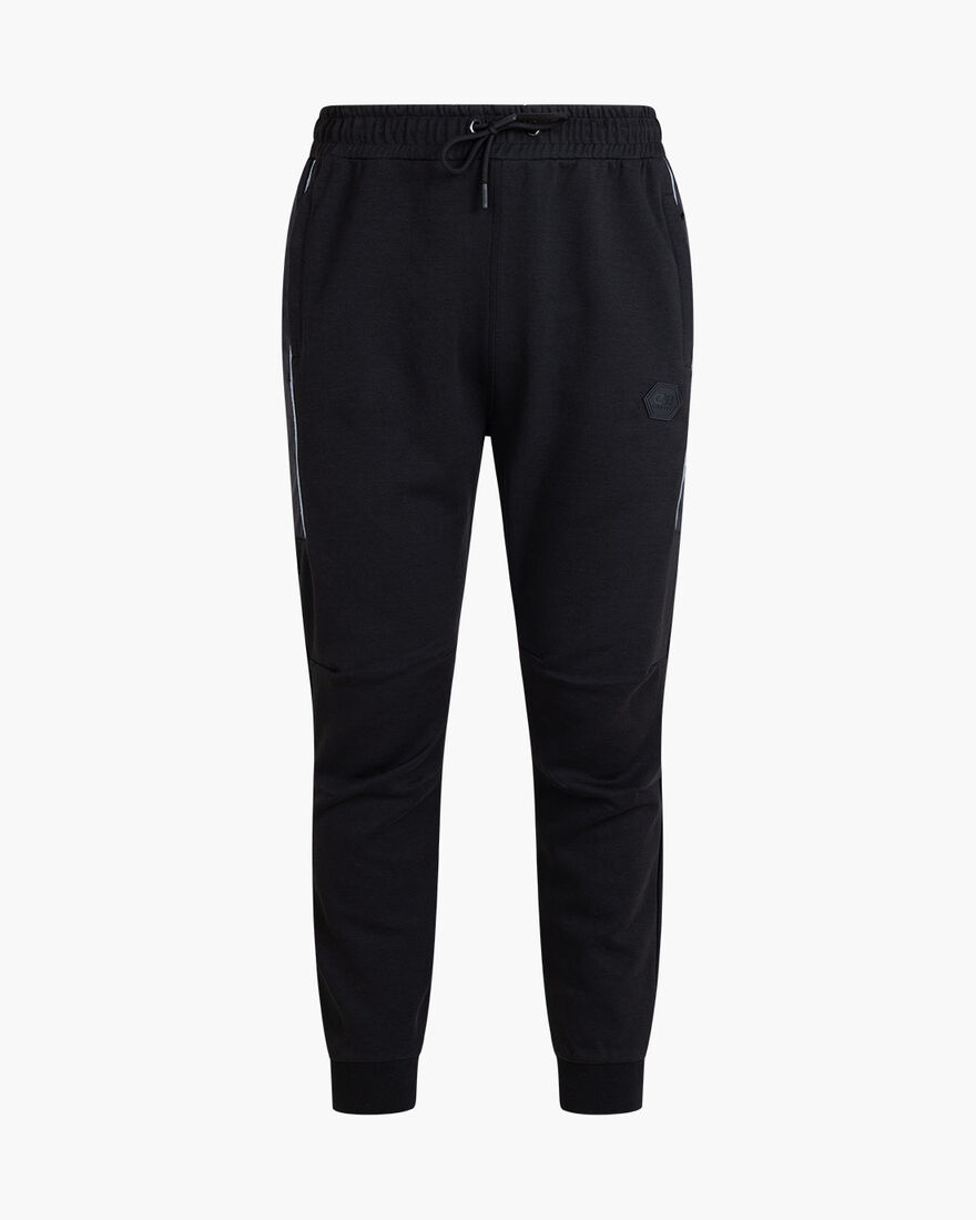 Aiden Track pants - 80% Cotton 20% Polyester, Black, hi-res