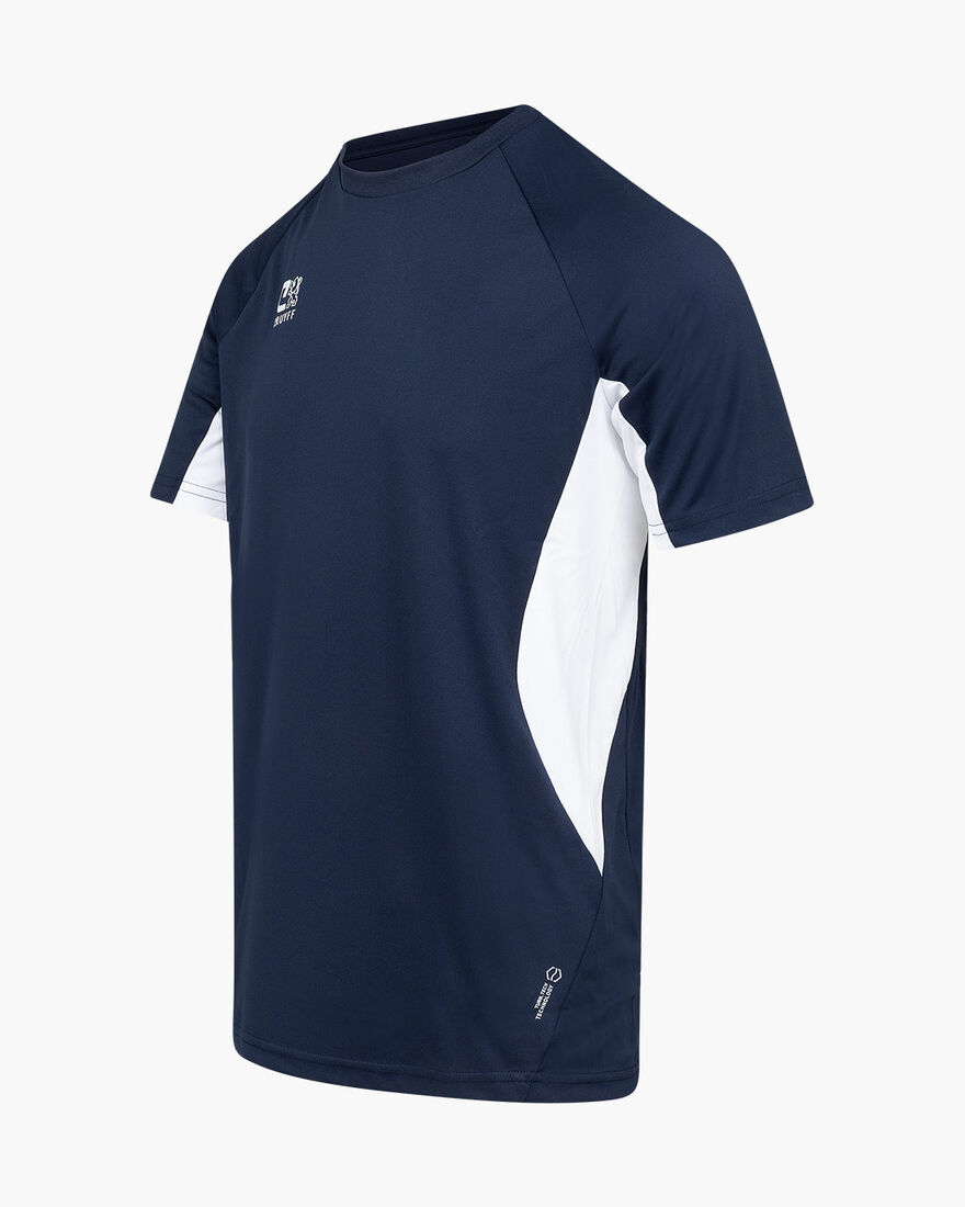 Cruyff Tech Turn Shirt Senior, Navy/White, hi-res