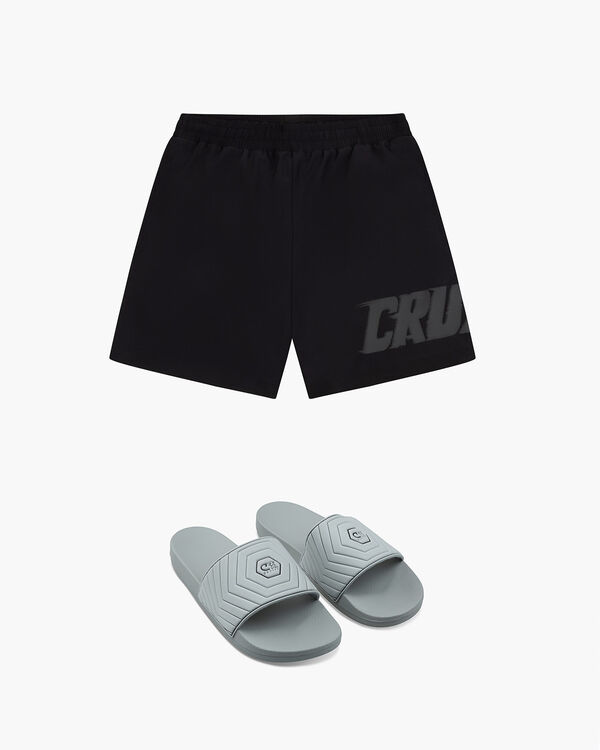 Hydro Swimshorts & Hex Slide