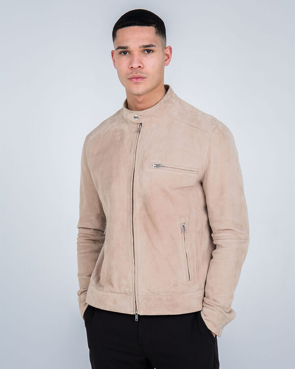 Esteban Suede Biker Jacket