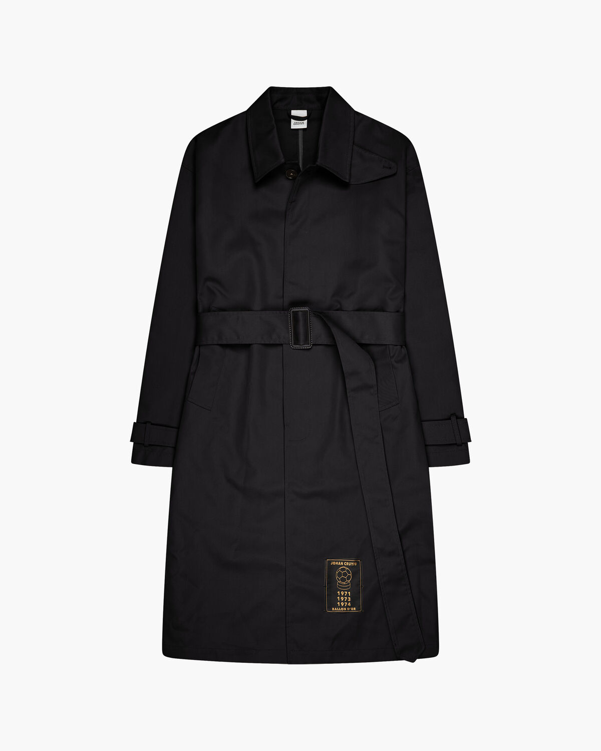 Tech Trenchcoat, Black, hi-res