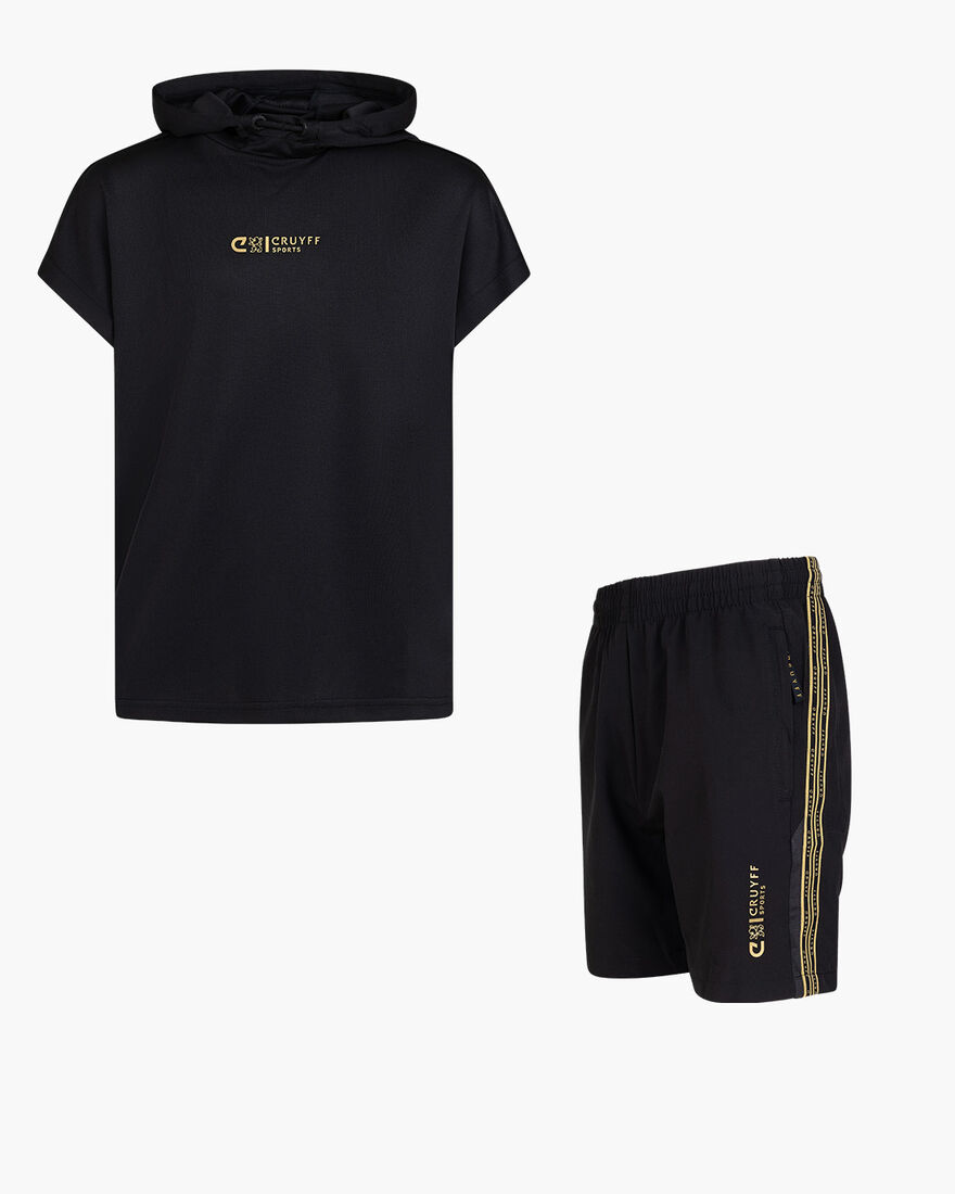 Box Suit - 100% Polyester, Gold, hi-res