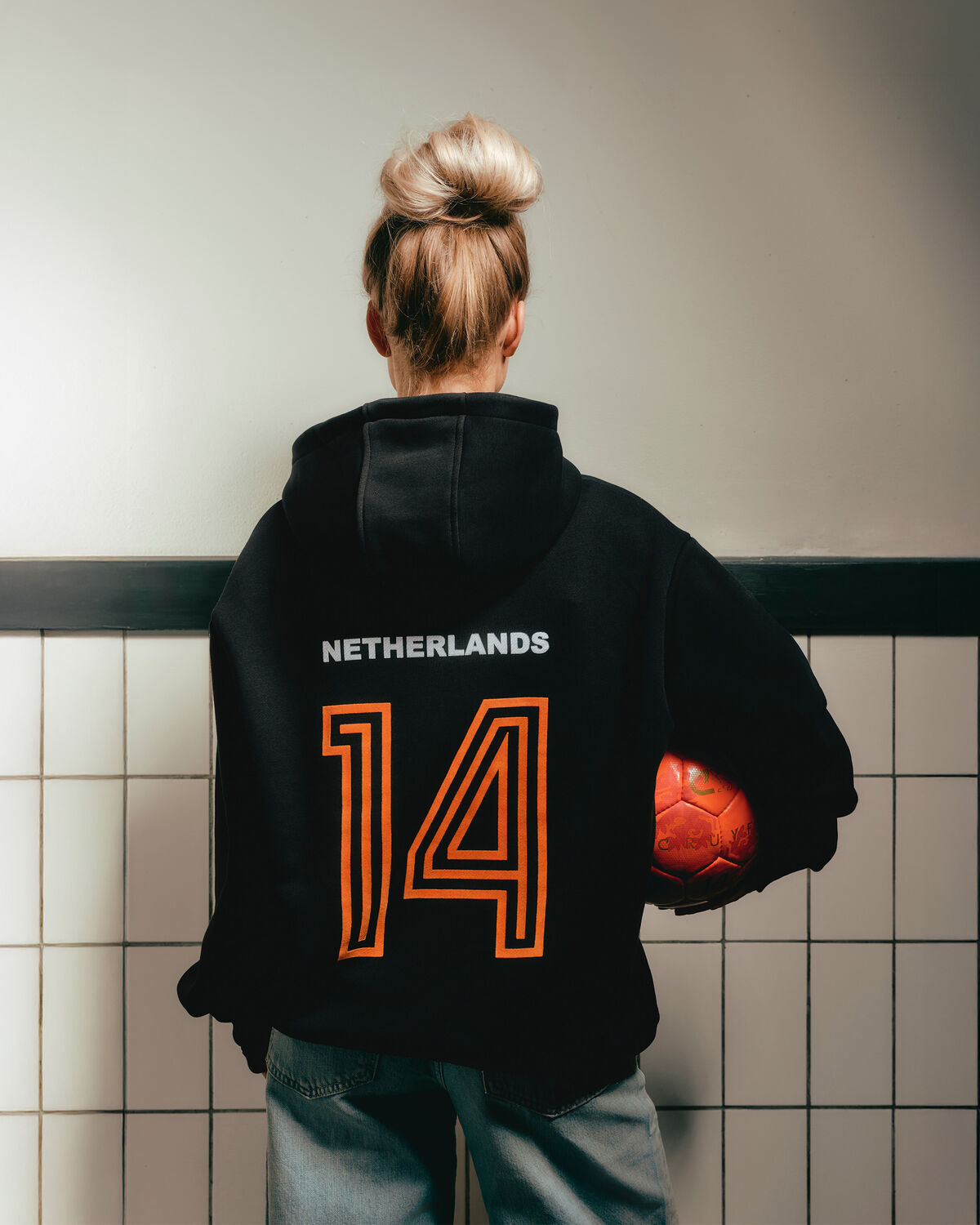 Team Cruyff Hoodie, Black, hi-res