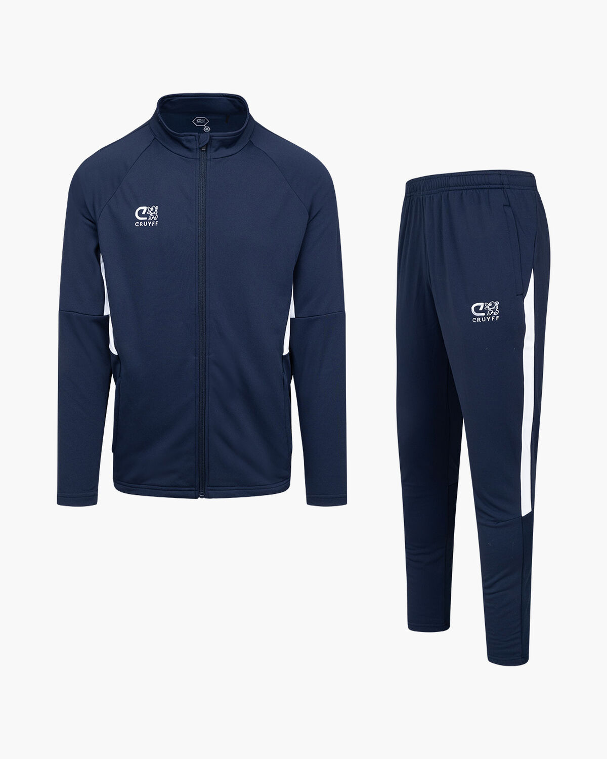 Cruyff Tech Turn Suit Senior, Navy/White, hi-res