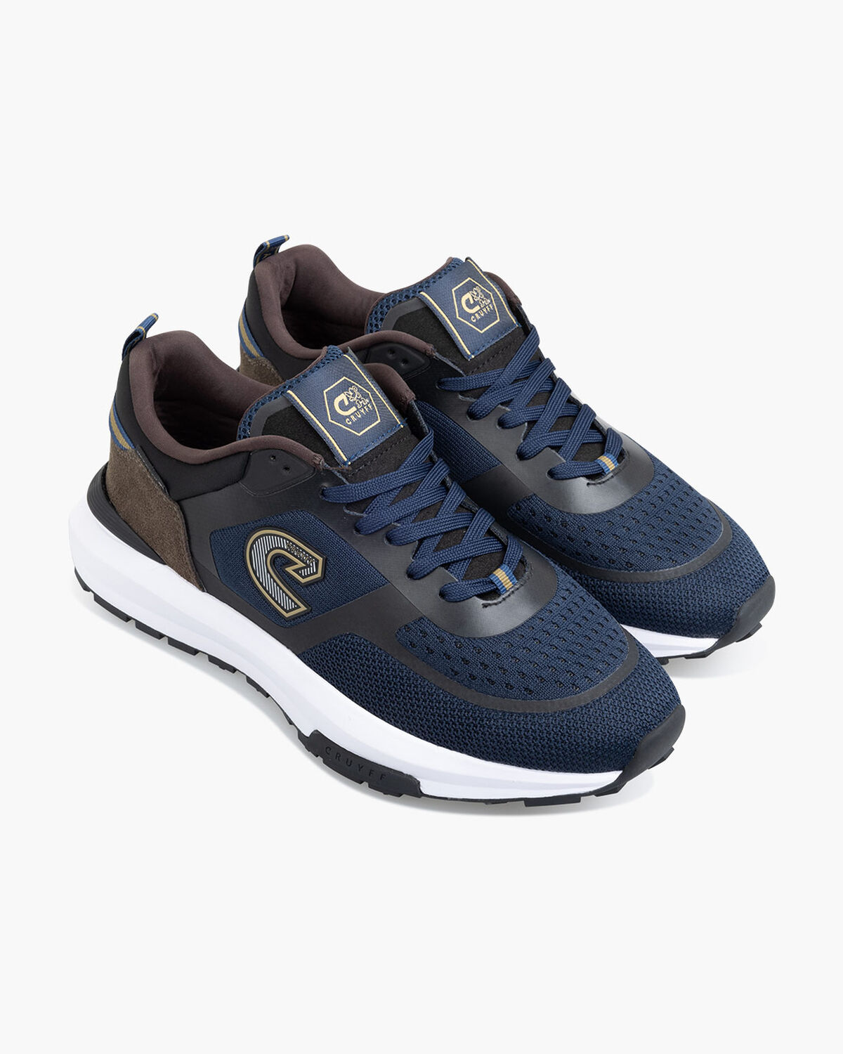 Fuzeknit, Navy/Brown, hi-res