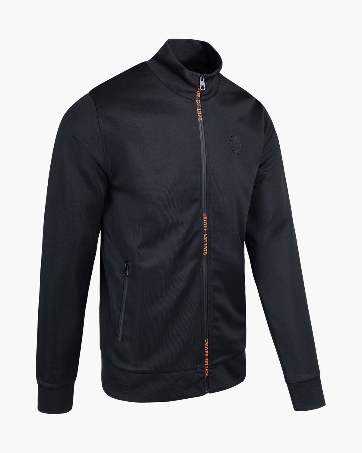 Rafael Track Top - 65%Polyester 35%Cotton, Black, hi-res