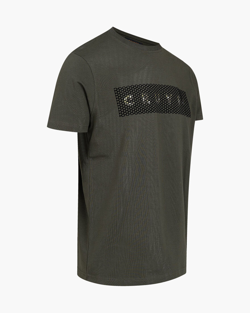 Camo Tee - 95% Cotton / 5% Elastane, Green, hi-res