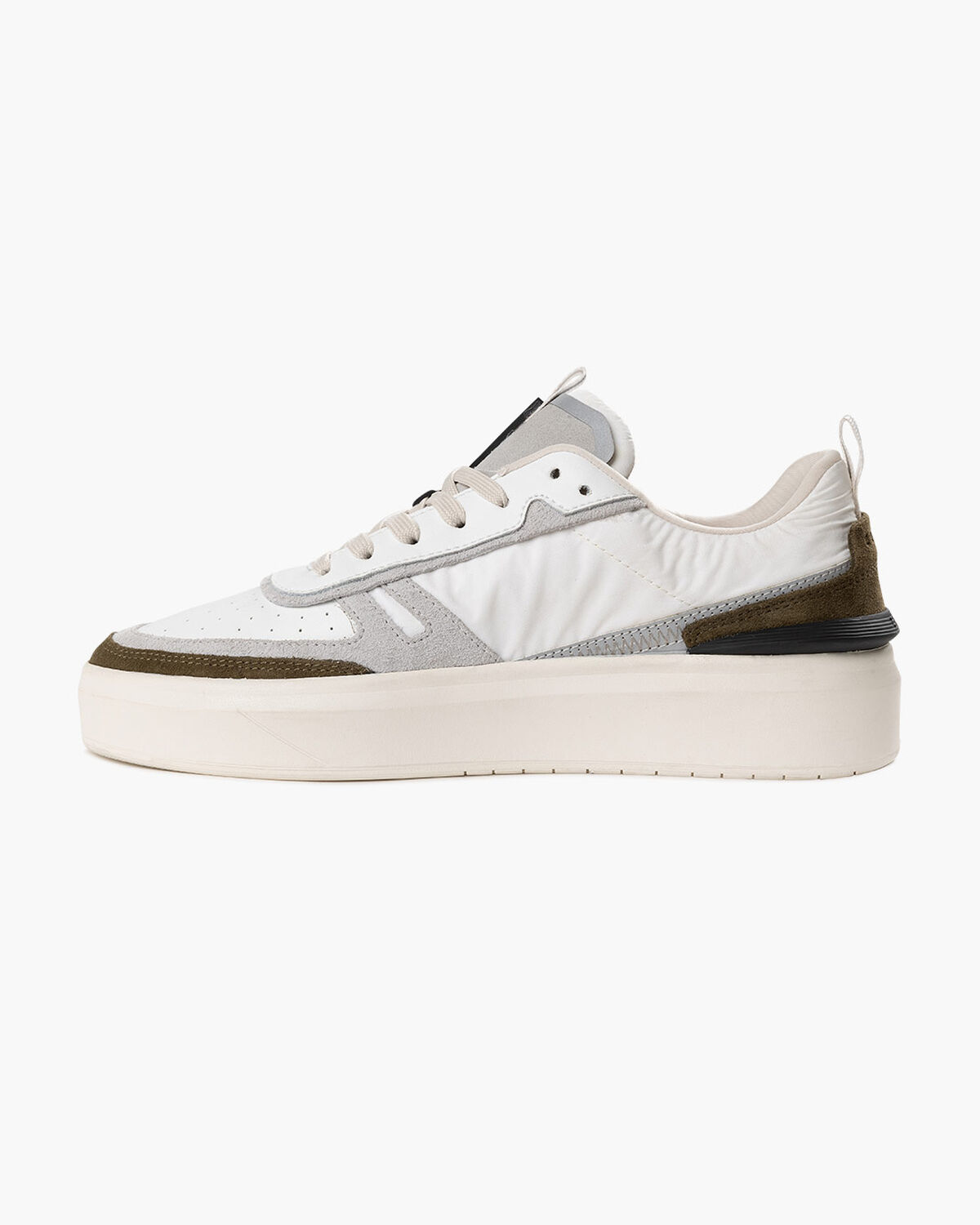 Cambria - Soft Leather/Crepe Nylon/Suede, White/Green, hi-res