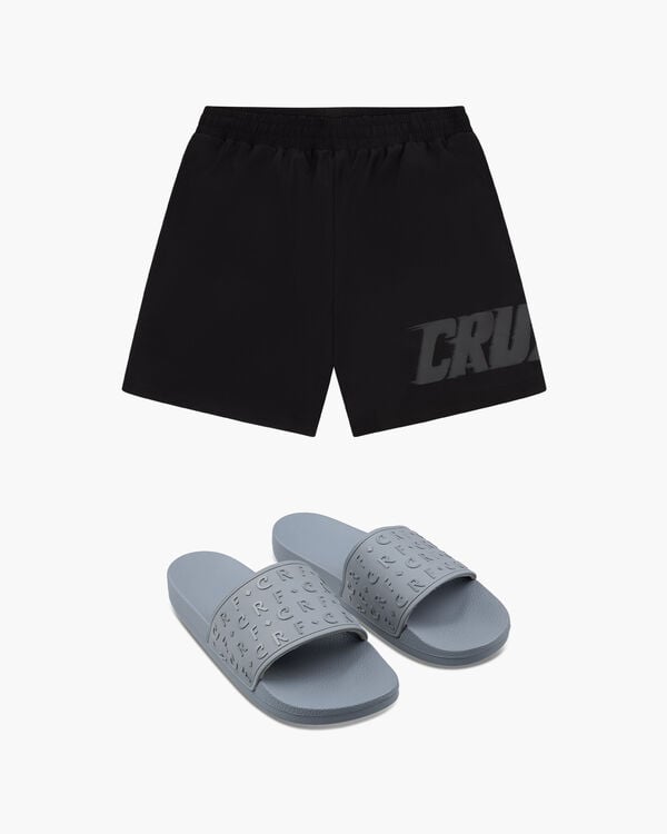 Hydro Swimshorts & Hex Slide