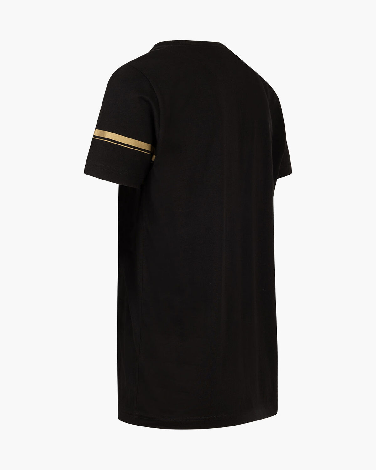 Ezra Tee - 100% Cotton, Black/Gold, hi-res