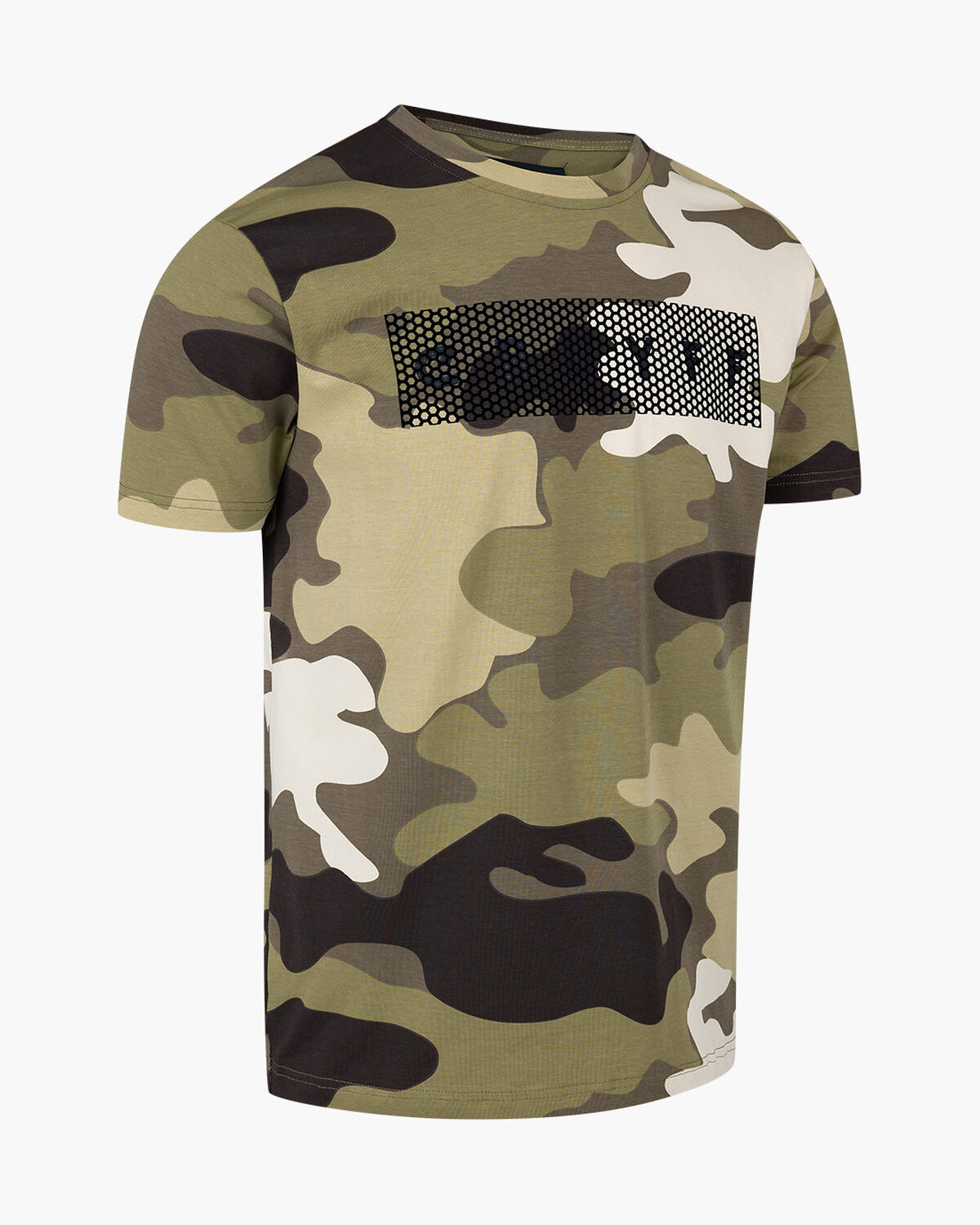 Camo Tee - 95% Cotton / 5% Elastane, Army green, hi-res