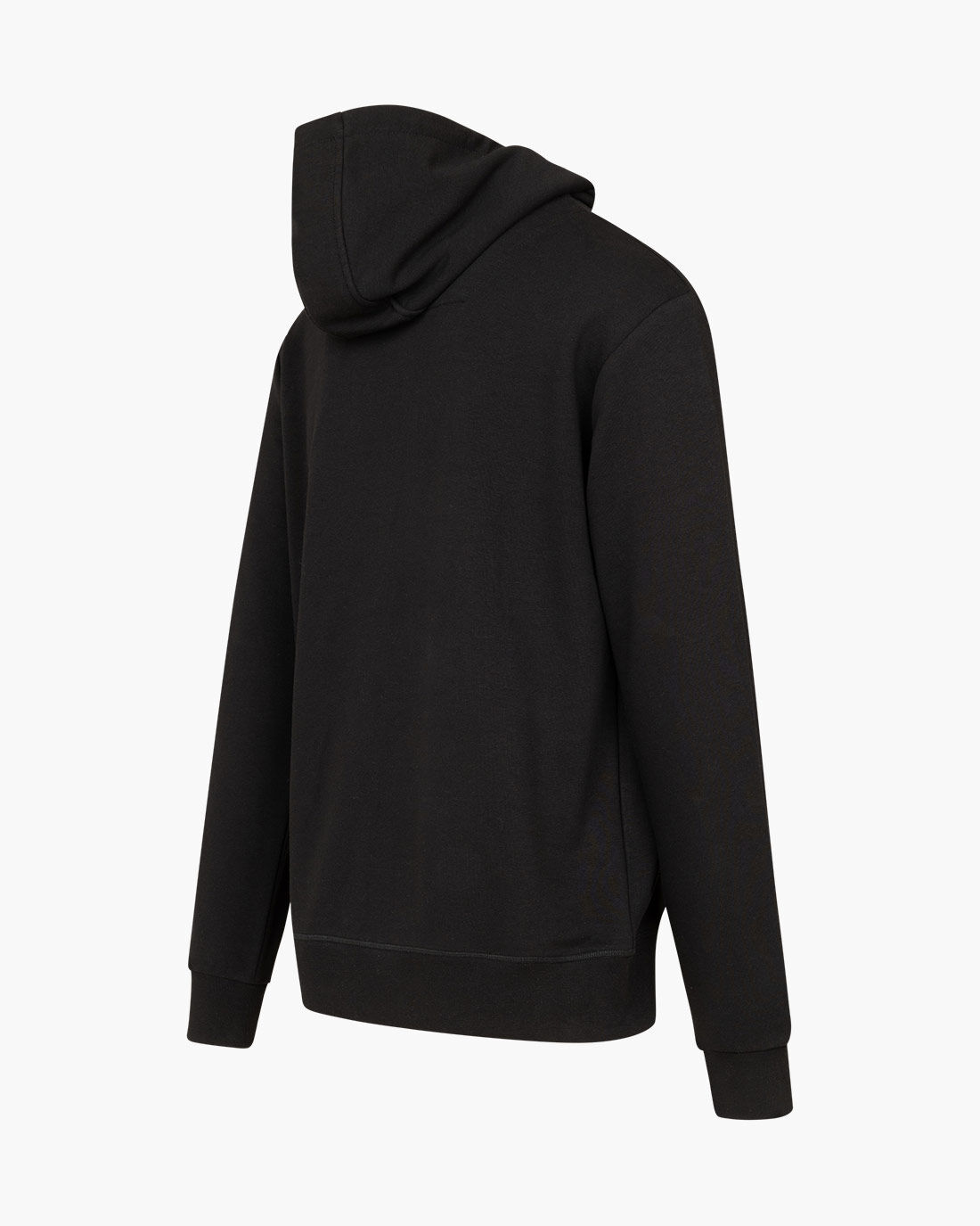Plain black jogging suit best sale