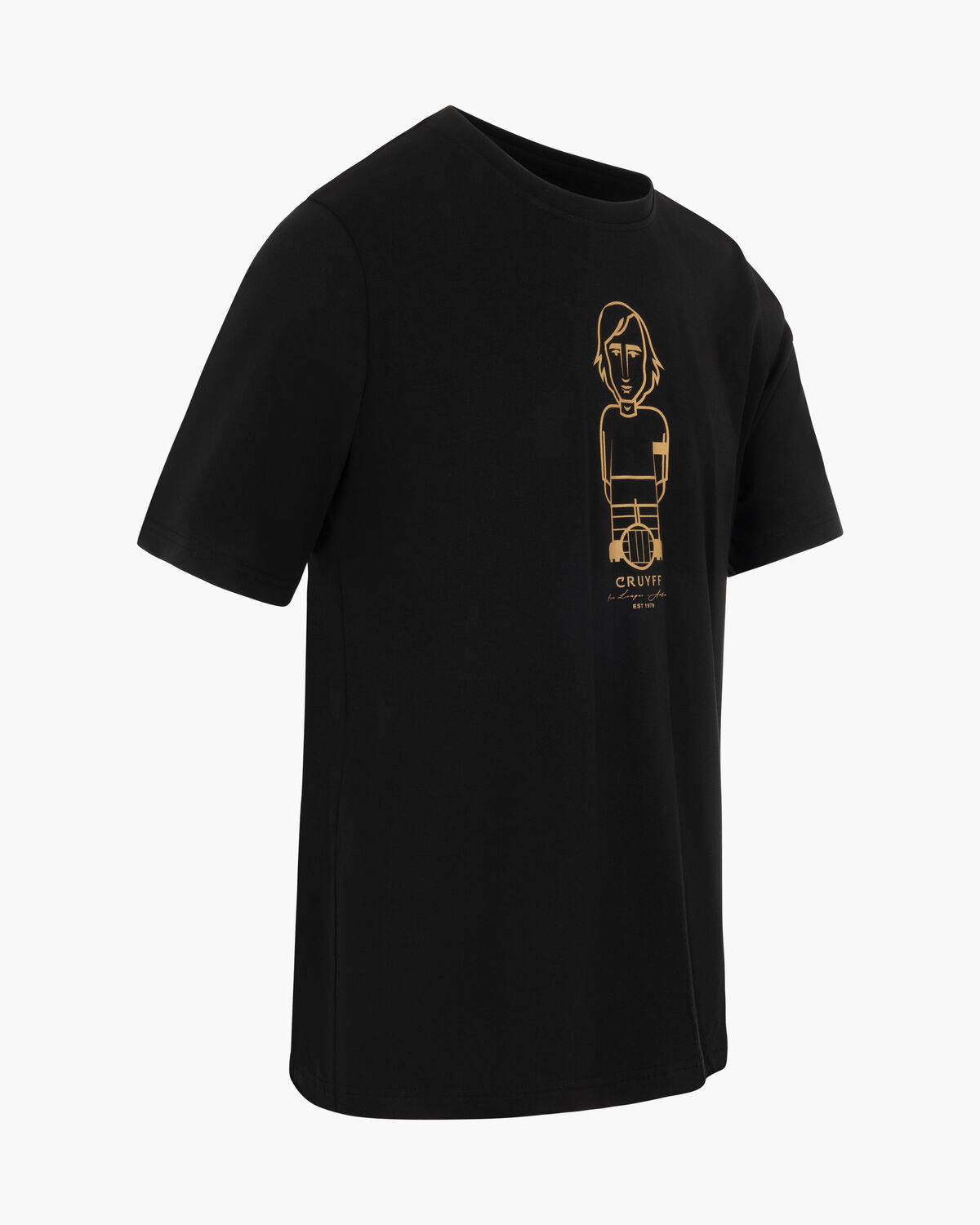 Cruyff Avatar Tee, Black/Gold, hi-res
