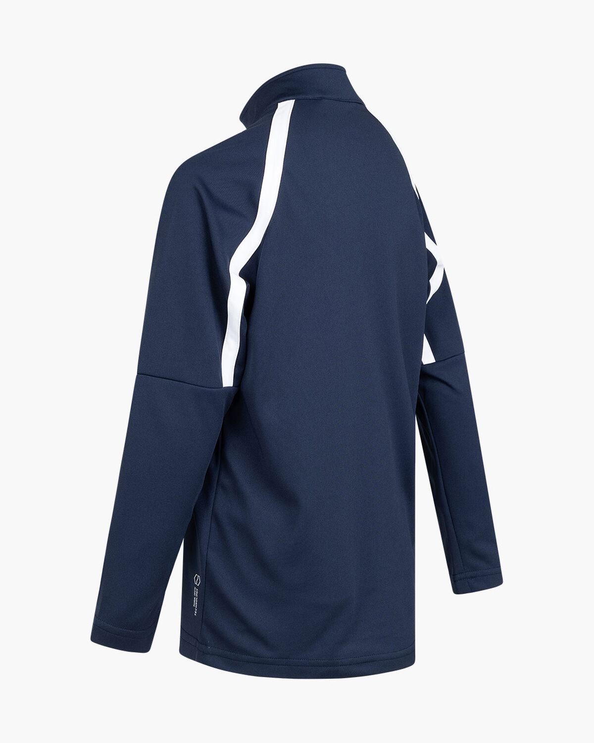 Cruyff Tech Turn Half Zip Juni, Navy/White, hi-res
