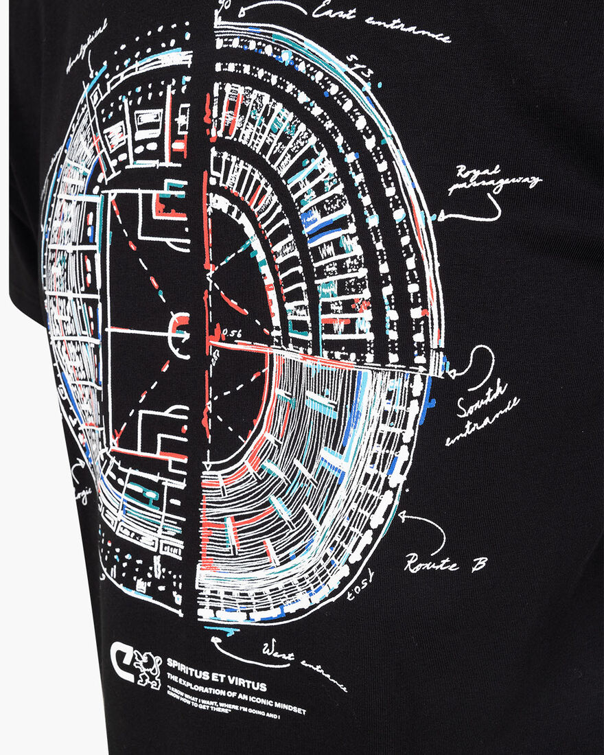 Stadium Tee  - 95% Cotton / 5% Elastane, Black, hi-res