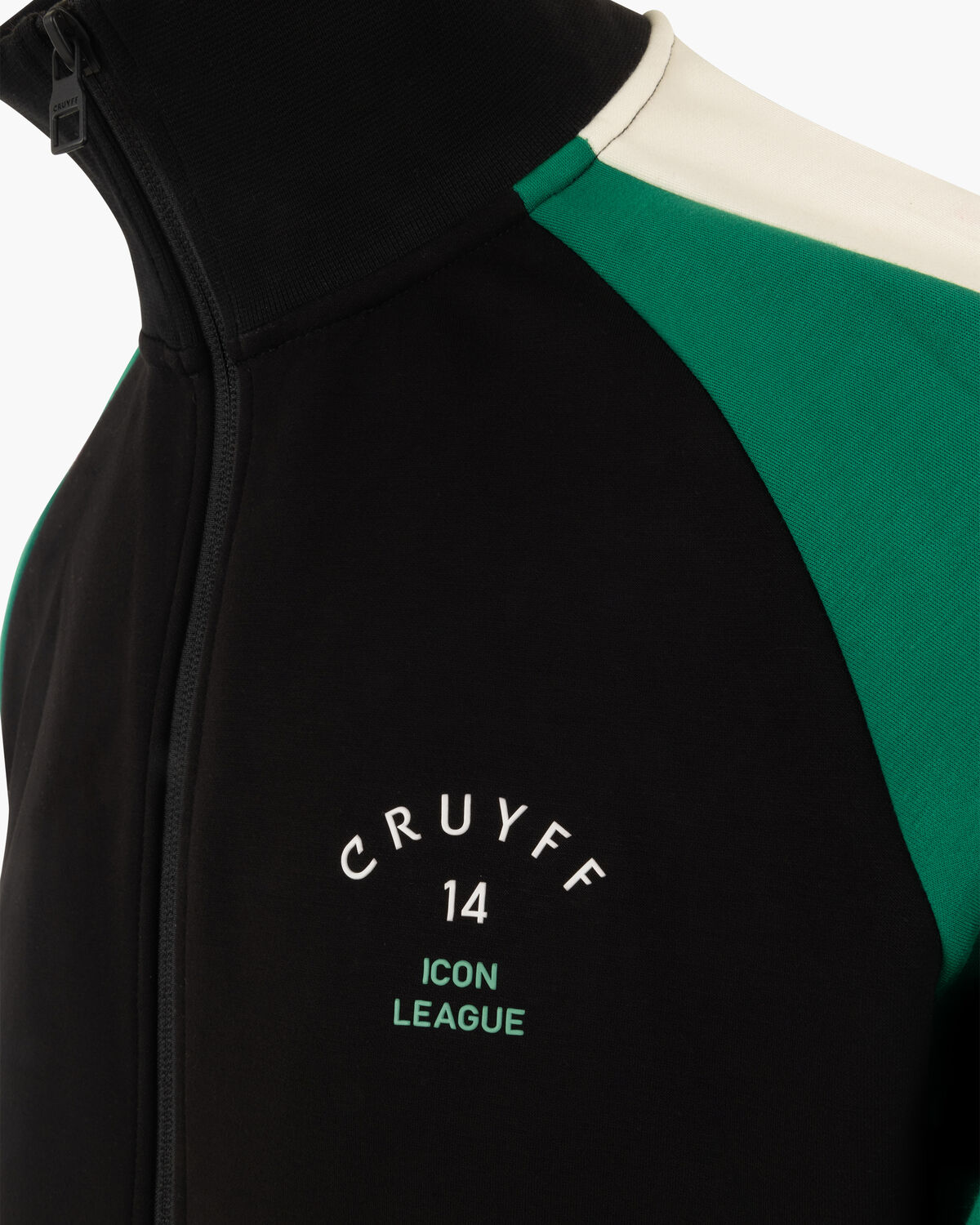 League 14 Tracktop, Black/Green, hi-res