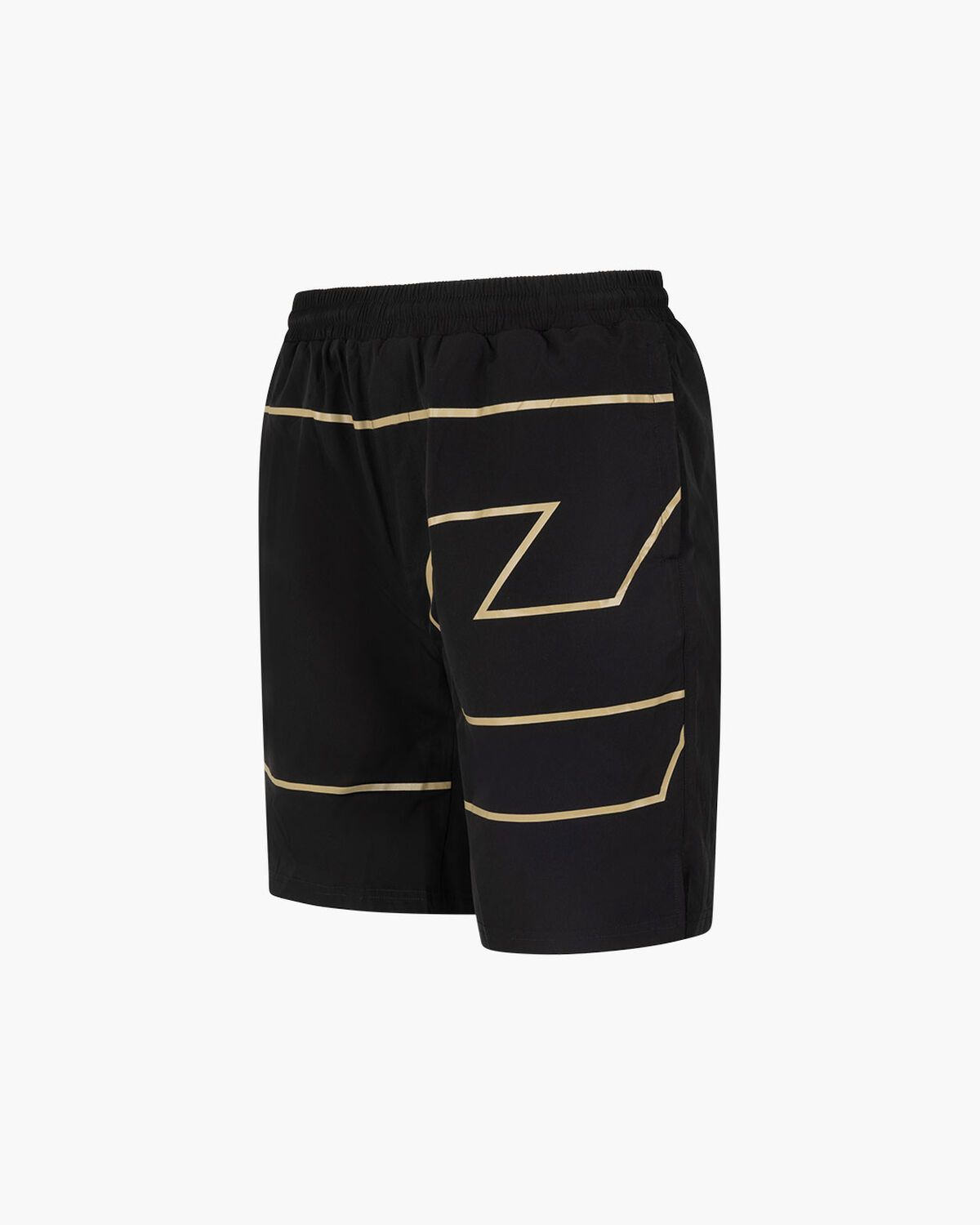 Boxsta Swimshort, Black/Gold, hi-res