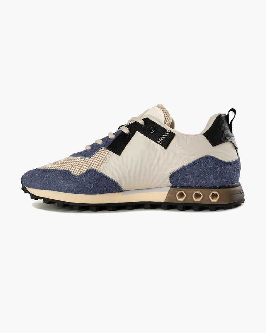 Superbia Hex - Crepe Nylon/Hairy Suede, Crème, hi-res