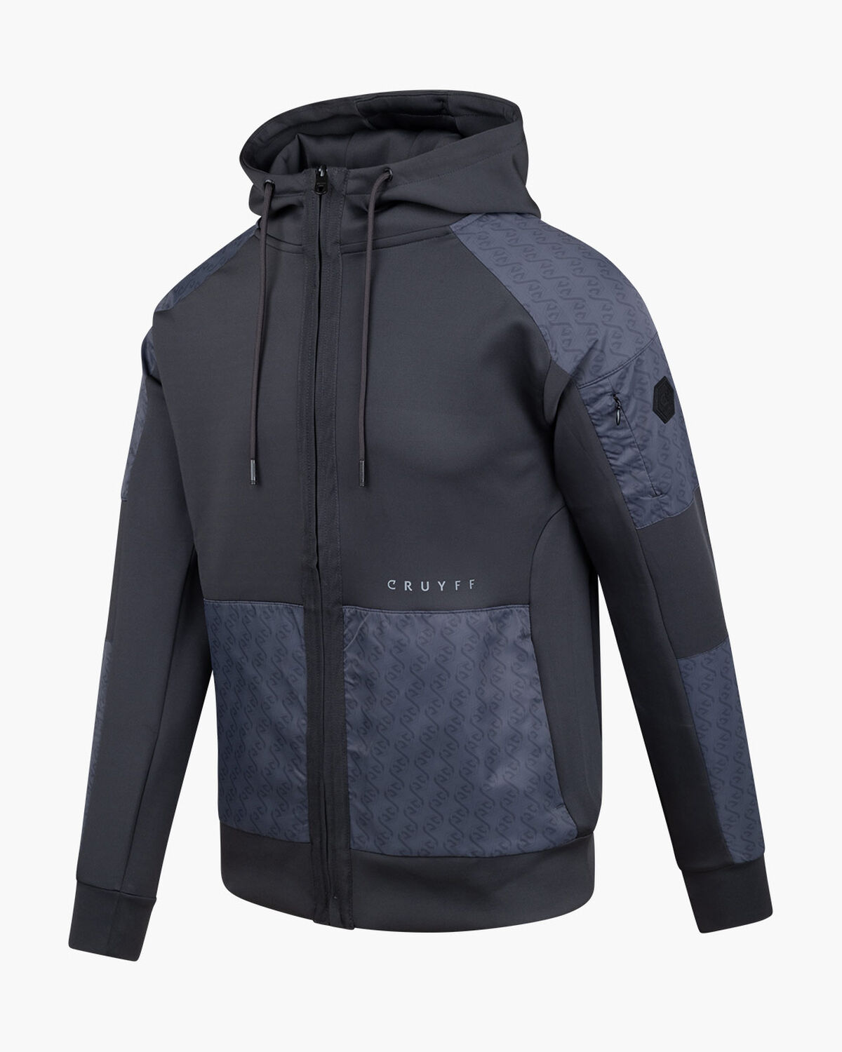 Chain Track Top, Charcoal Grey, hi-res