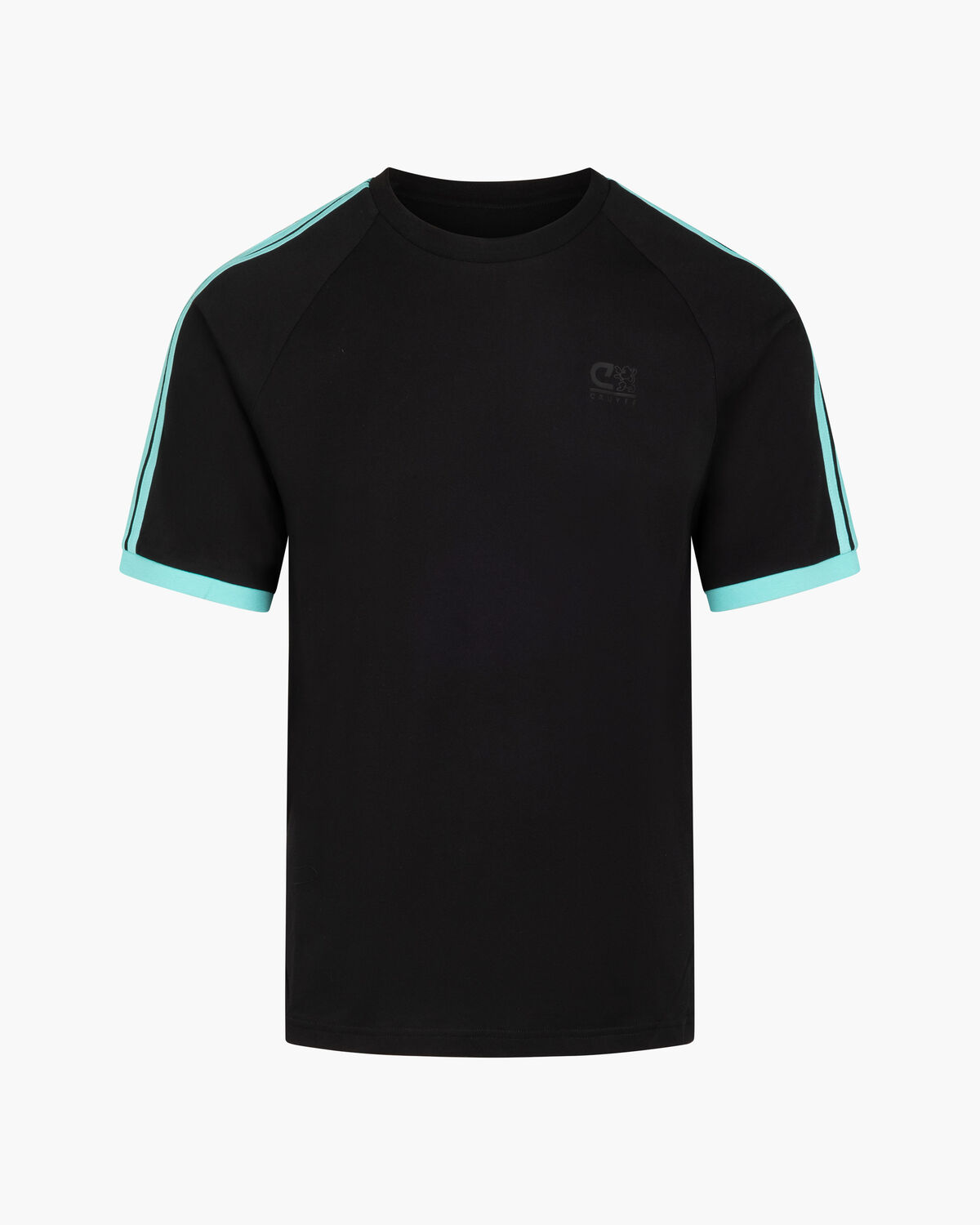 Onyx Tee, Black/Blue, hi-res