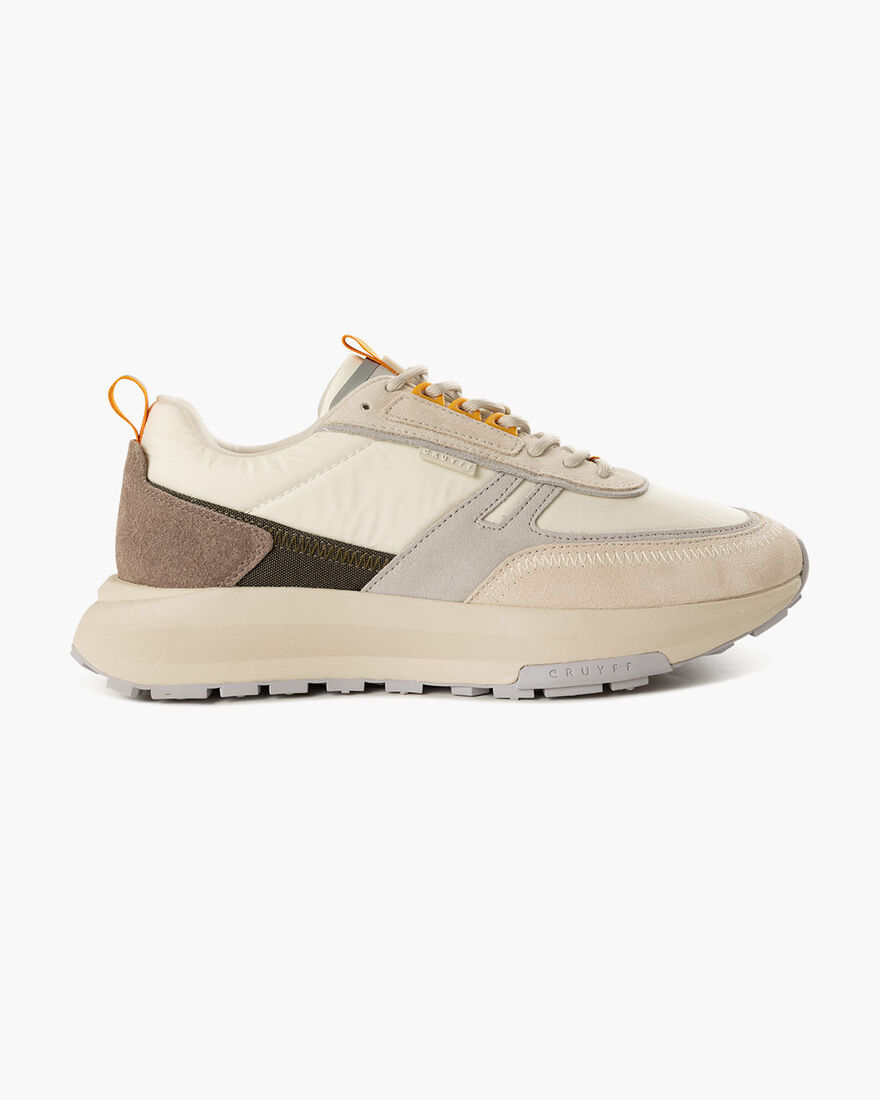 Ambruzzia - Crepe Nylon/Soft Leather, Off white, hi-res