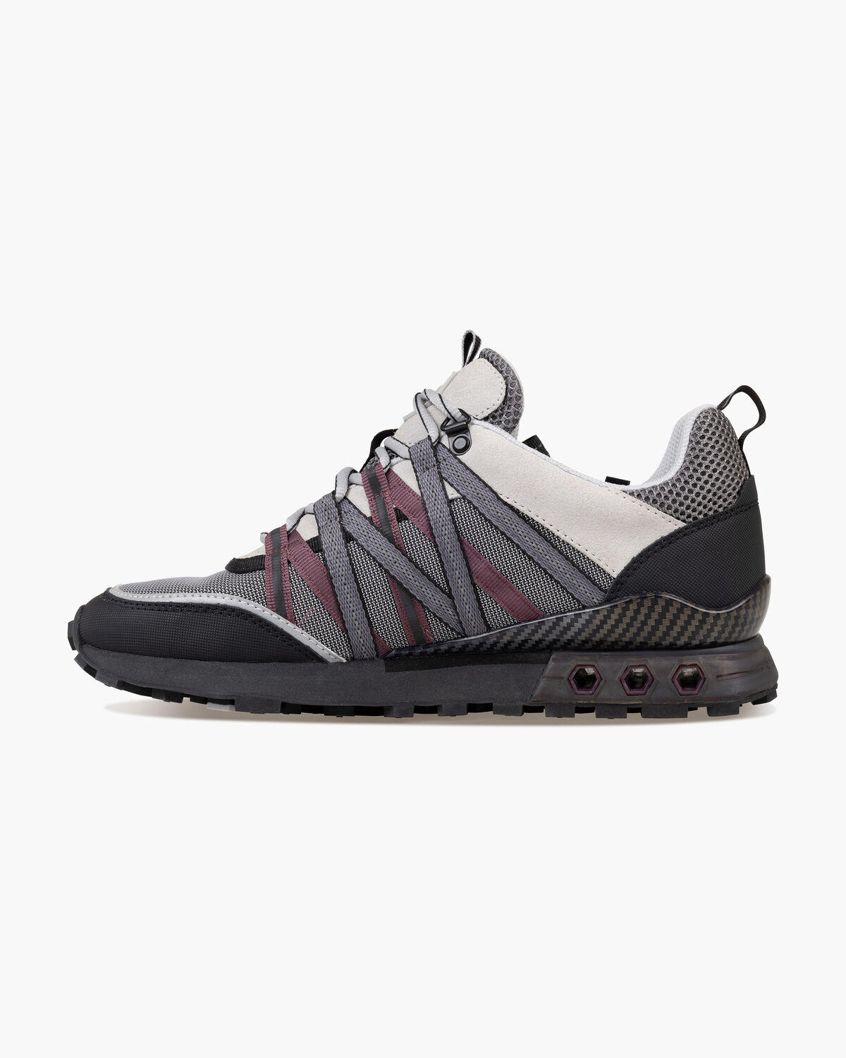 Fearia Hex-Tech // Montserrat, Grey/Red, hi-res