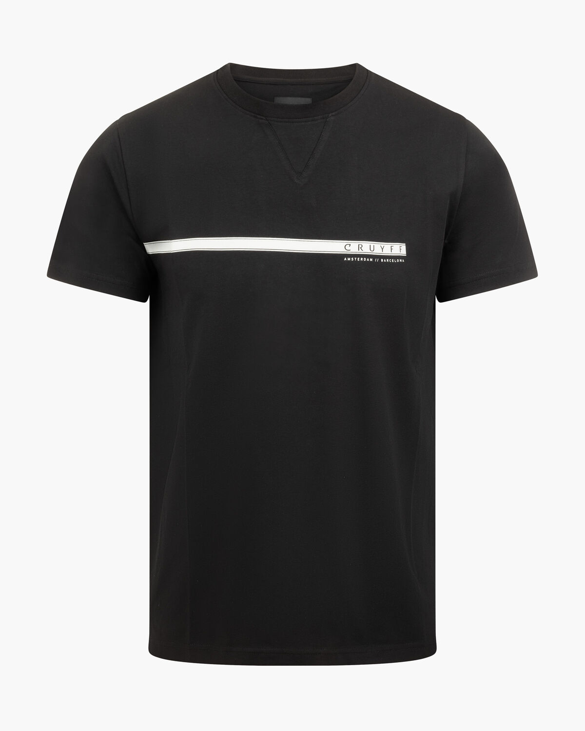 Linear Graphic Tee, Black, hi-res