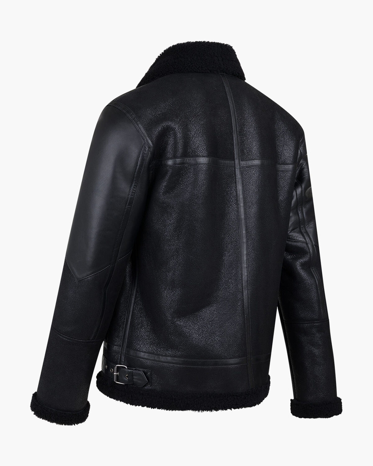 Juan Shearling, Black/Black, hi-res