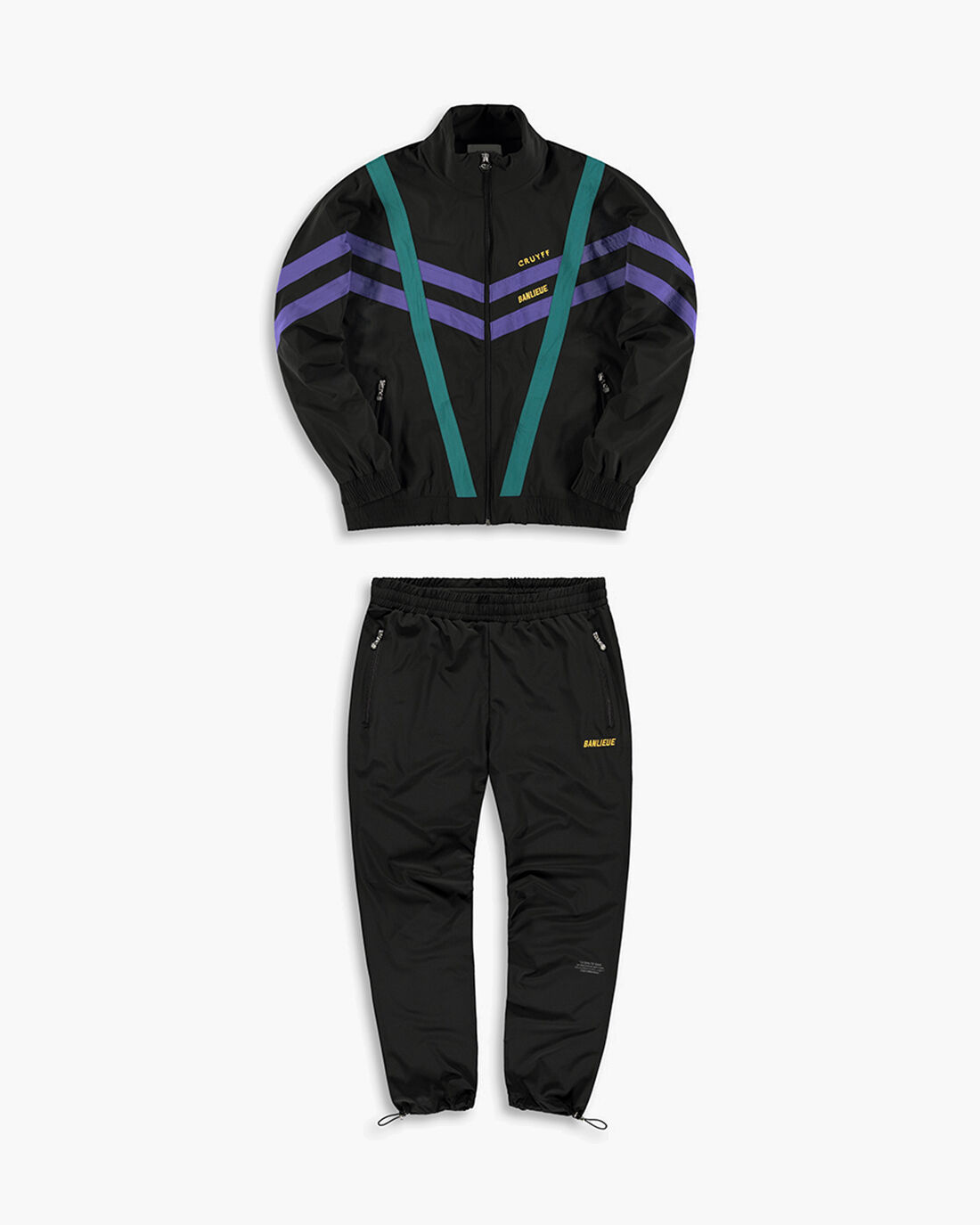 Shop Cruyff x Banlieue Archivo Suit Black 95 Poly Official Cruyff Webshop